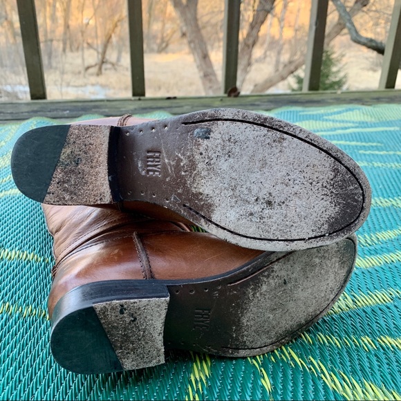 Frye Melissa Seam Tall Cognac - Picture 6 of 8